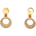 K18 ダイヤモンド ピアス/イヤリング 0.9・0.9ct