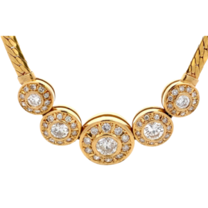 K18 ダイヤモンド ネックレス/ペンダントトップ 2.25・1.30ct