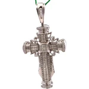 K18WG ダイヤモンド ネックレス/ペンダントトップ 3.50・2.00ct