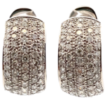 K18 ダイヤモンド ピアス/イヤリング 3.97ct