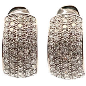 K18 ダイヤモンド ピアス/イヤリング 3.97ct