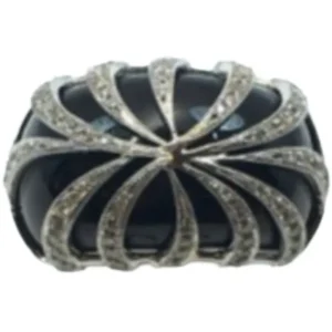 K18 ダイヤモンド・オニキス リング D0.49・14.1 ct