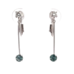 Pt･Pm900 アレキサンドライト・ダイヤモンド ピアス/イヤリング 0.1・0.1 ct