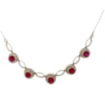 K18WG/K18 ルビー・ダイヤモンド ネックレス/ペンダントトップ R5.48・D2.59ct