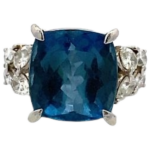 Pt･Pm900 アクアマリン・ダイヤモンド C8.45・D1.06ct