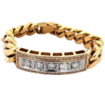 K18/Pt900 ダイヤモンド 3.64・1.04ct