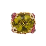 K18 クオーツ・多色石 91.79・R6.78・D3.97・0.09ct買取の参考価格