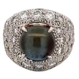 Pt･Pm900 クリソベリルキャッツアイ・ダイヤモンド 7.01・D3.11ct