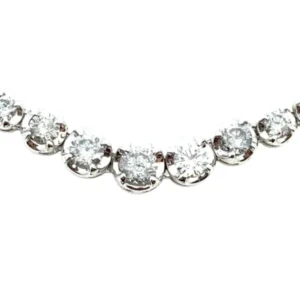 K18WG ダイヤモンド ネックレス/ペンダントトップ 5ct