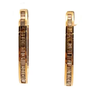 K18 ダイヤモンド ピアス/イヤリング 0.55・0.55ct