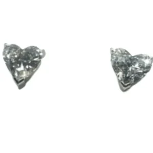 Pt850Pt ダイヤモンド ピアスイヤリング 1.237・1.211 ct