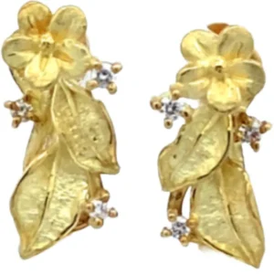 K18 パール・ダイヤモンド ピアス/イヤリング D0.05・D0.05ct