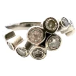 Pt･Pm900 ダイヤモンド リング 1ct