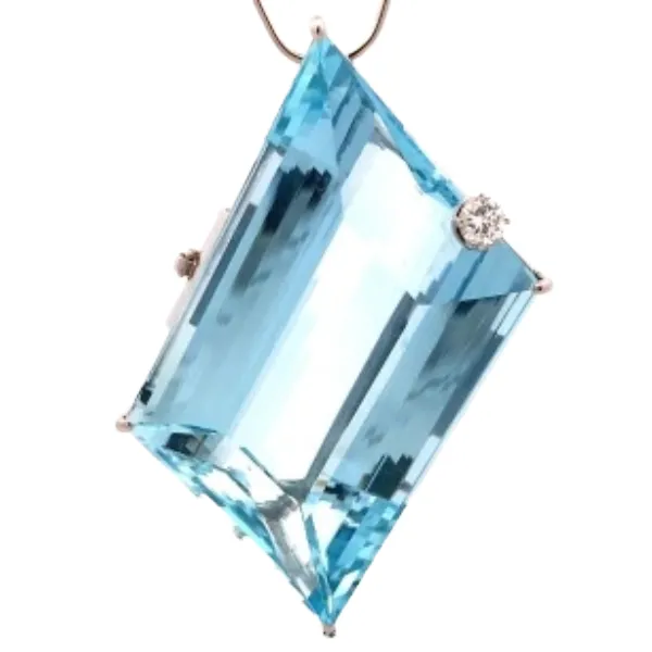 Pt･Pm900 アクアマリン・ダイヤモンド その他 104.4 ct 0.2 ct