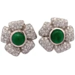 K18 エメラルド・ダイヤモンド イヤリング E3.85・D3.20 ct買取の参考価格