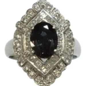 Pt･Pm900 ブラジル産アレキサンドライト・ダイヤモンド リング 2.69 ct D1.18 ct