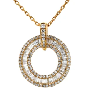 K18 ダイヤモンド ネックレス/ペンダントトップ D2.5ct