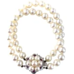 K14WG パール・赤石 ブレスレット買取の参考価格