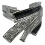 K18WG ダイヤモンド・オニキス リング 0.171 ct