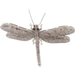 X線結果K18 ダイヤモンド ブローチ