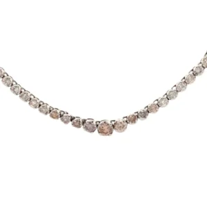 K18WG ダイヤモンド ネックレス/ペンダントトップ 3ct