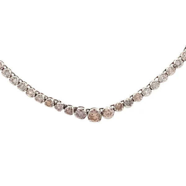 K18WG ダイヤモンド ネックレス/ペンダントトップ 3ct