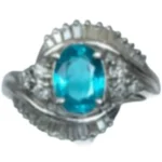 Pt・Pm900 パライバトルマリン・ダイヤモンド リング 0.91 ct D0.53 ct