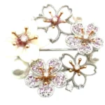 ミキモト K18 多色石・ダイヤモンド ブローチ 0.59・D0.15ct買取の参考価格