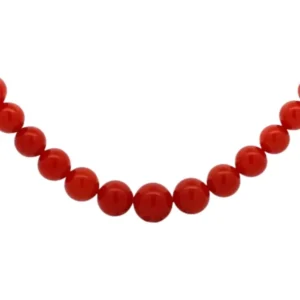 K18 サンゴ ネックレス