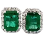 K18 エメラルド・ダイヤモンド・ ピアス E1.58・E1.58 ct D0.26・D0.26 ct買取の参考価格