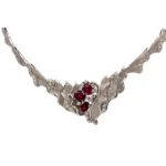 Pt･Pm850 ルビー・ダイヤモンド ネックレス/ペンダントトップ R2.32・D1.46ct