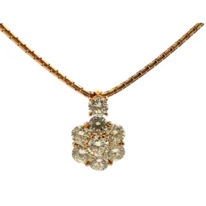 K18 ダイヤモンド ネックレス/ペンダントトップ 2.59ct