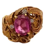 K18 ピンクスピネル・ダイヤモンド 2.82・0.09ct