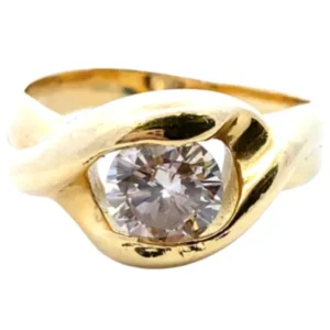 K18 ダイヤモンド リング 1.137ct