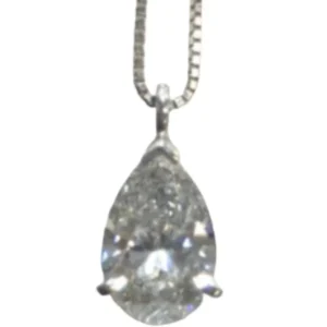 Pt850/Pt ダイヤモンド ネックレス/ペンダントトップ 2.019 ct