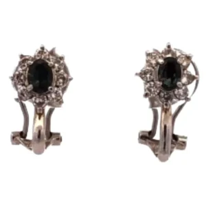 Pt･Pm900 アレキサンドライト・ダイヤモンド イヤリング 0.23・0.28 ct D0.24・D0.24 ct