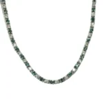 K18WG アレキサンドライト・ダイヤモンド ネックレス4.51・3.62 ct買取の参考価格