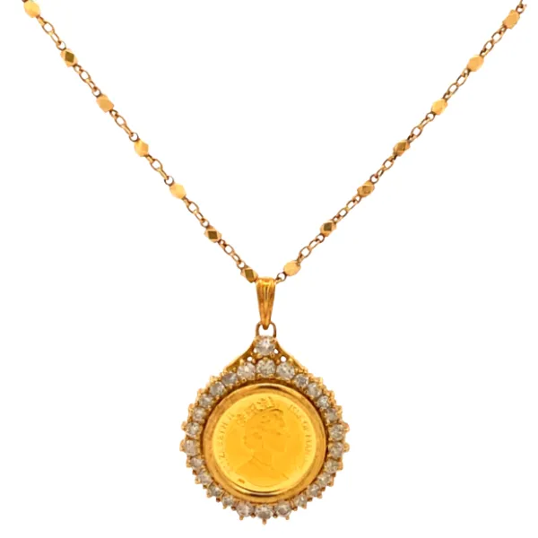 K18/K24 ダイヤモンド ネックレス/ペンダントトップ 1ct