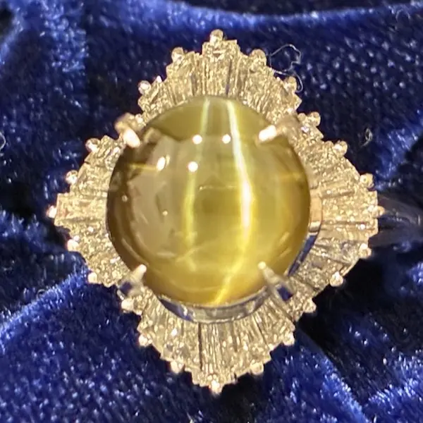 クリソベリルキャッツアイ　5.06ct