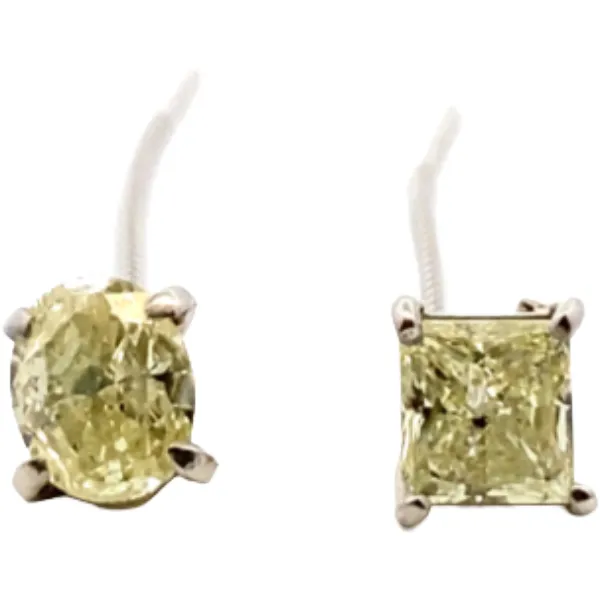 Pt900 ピアス 星 天然 ダイヤモンド 1.79ct 15.4g ダイヤ スター