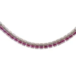 K18 ルビー・ダイヤモンド ネックレス  D4.68・R8.75 ct