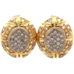 K18 ダイヤモンド ピアス/イヤリング 0.63・0.63 ct