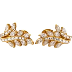 K18 ダイヤモンド イヤリング 3.25 ct