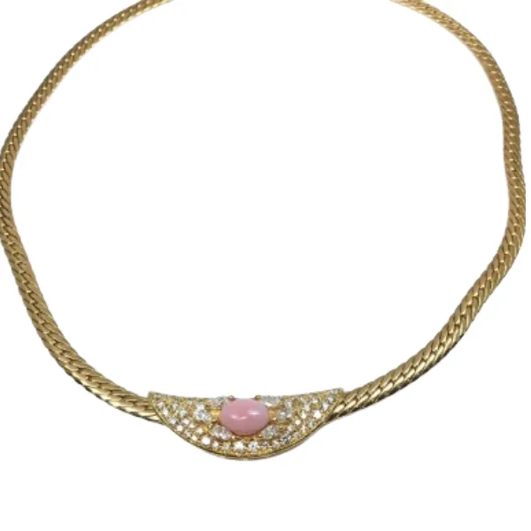 K18 コンクパール・ダイヤモンド ネックレス 1.55 ct