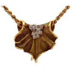 星の砂 K18 ダイヤモンド ネックレス/ペンダントトップ 0.27ct