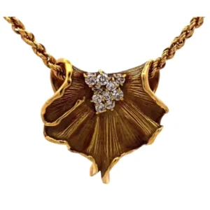 星の砂 K18 ダイヤモンド ネックレス/ペンダントトップ 0.27ct