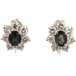 Pt･Pm900 アレキサンドライト・ダイヤモンド ピアス/イヤリング 0.43・0.33・D0.53・D0.53ct