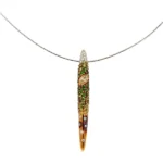 ミキモト K18 ガーネット・ダイヤモンド　 G2.62・D1.00・0.49ct