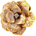 K18 ダイヤモンド ブローチ 0.3ct