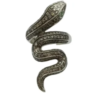 K18 ガーネット・ダイヤモンド リング 0.20・D2.62 ct